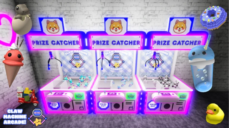 Imagem oficial do jogo Claw Machine Arcade! no Roblox