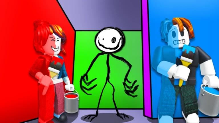 Imagem oficial do jogo Color or Die no Roblox