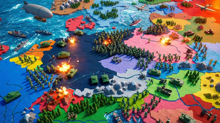 Imagem oficial do jogo Conquer The World WW2 no Roblox