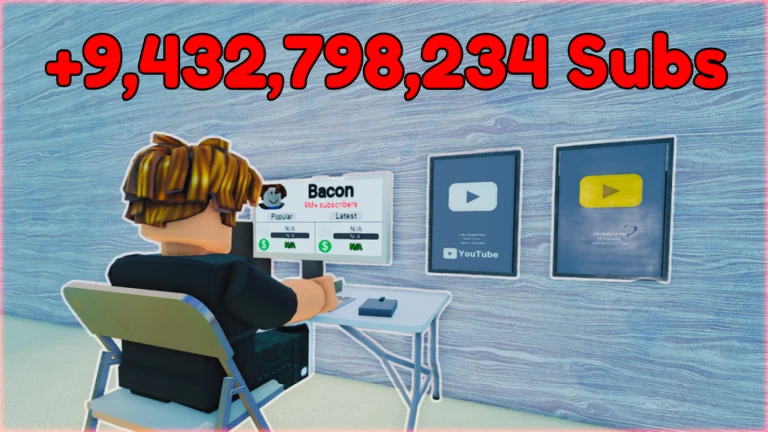 Imagem oficial do jogo Content Creator Tycoon no Roblox