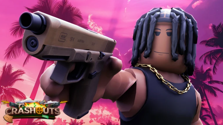 Imagem oficial do jogo Crashouts no Roblox