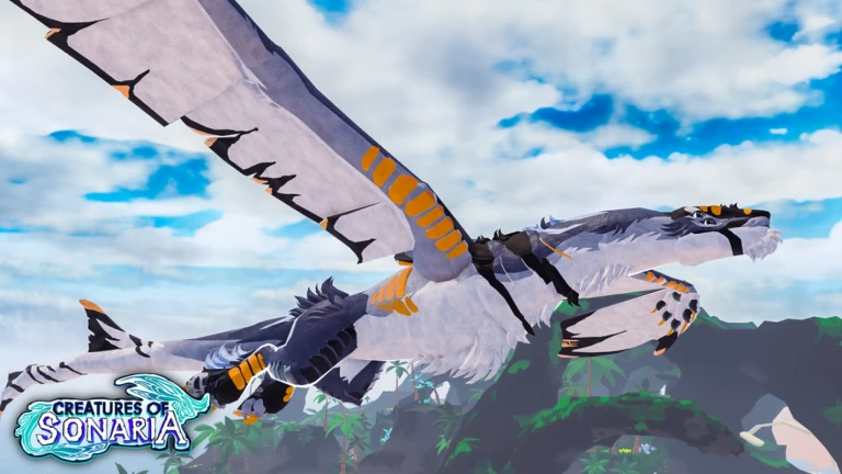 Imagem oficial do jogo Creatures of Sonaria Survive Kaiju Animals no Roblox