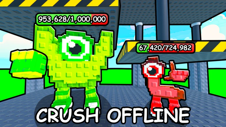 Imagem oficial do jogo Crush for Brainrots no Roblox