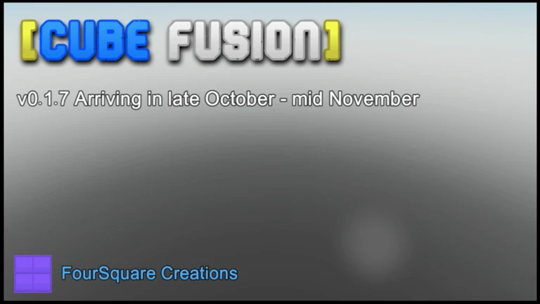 Imagem oficial do jogo cube fusion no Roblox