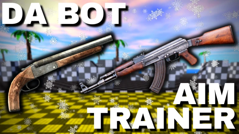 Imagem oficial do jogo Da Bot Aim Trainer no Roblox