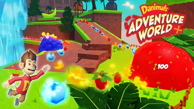Imagem oficial do jogo Danimals Adventure World no Roblox