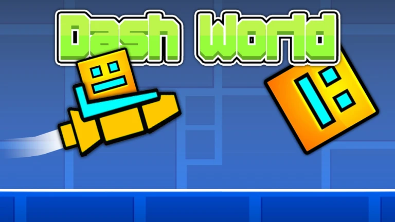 Imagem oficial do jogo Dash World no Roblox