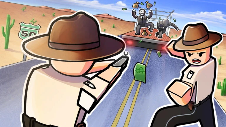 Imagem oficial do jogo Deadly Heist no Roblox
