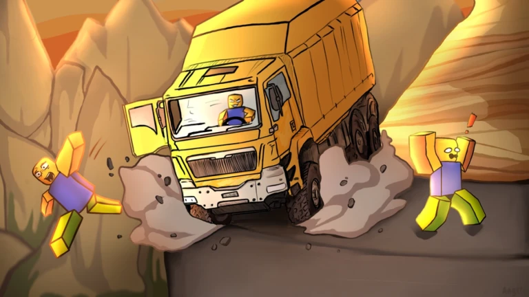 Imagem oficial do jogo Deadly Indian Truck Driving no Roblox