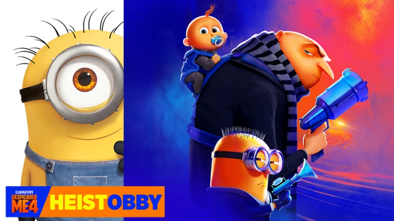 Imagem oficial do jogo Despicable Me 4 Heist Obby no Roblox