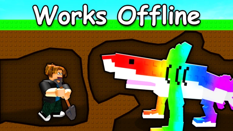 Imagem oficial do jogo Dig a Brainrot no Roblox