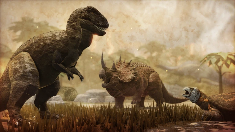 Imagem oficial do jogo Dinosaur Simulator no Roblox
