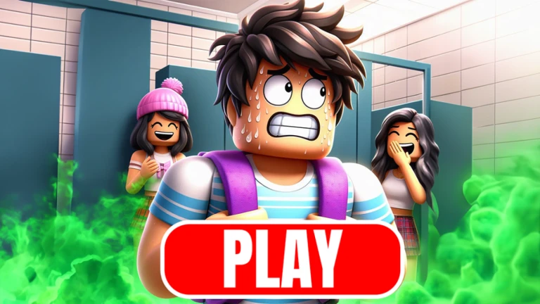 Imagem oficial do jogo Don't Poop Yourself at School! (Obby) no Roblox
