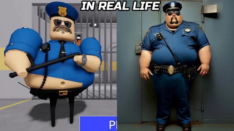 Imagem oficial do jogo Don't Press Bary Prison Run! no Roblox