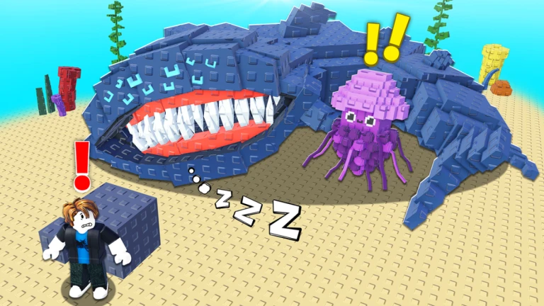 Imagem oficial do jogo Don't Wake the Fish! no Roblox