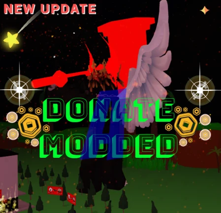 Imagem oficial do jogo DONATE MODDED no Roblox