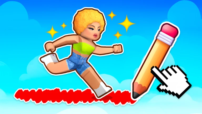 Imagem oficial do jogo Doodle Obby no Roblox