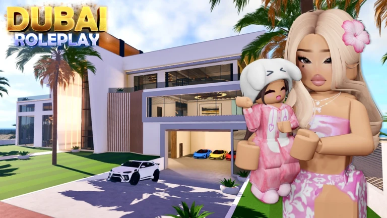 Imagem oficial do jogo Dubai RP no Roblox