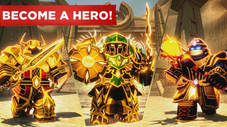 Imagem oficial do jogo Dungeon Quest! RPG Adventure no Roblox