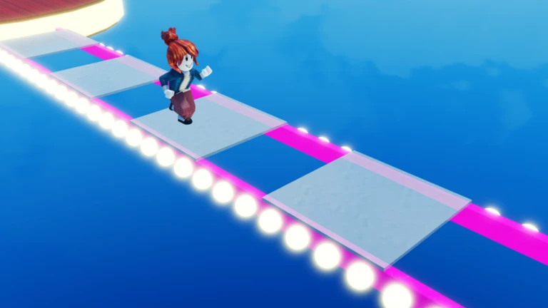 Imagem oficial do jogo Easy Glass Bridge (Possible Squid Game) no Roblox