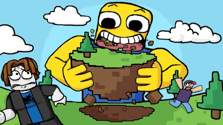 Imagem oficial do jogo Eat the World no Roblox