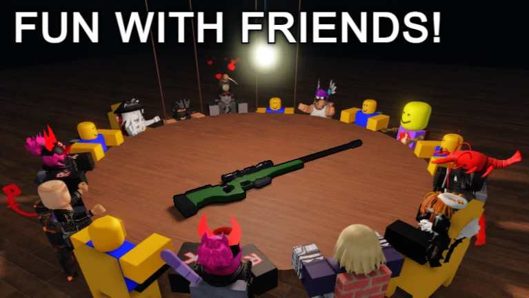 Imagem oficial do jogo Elimination no Roblox