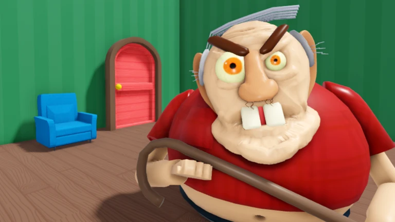 Imagem oficial do jogo ESCAPE EVIL GRANDPA! (OBBY) no Roblox