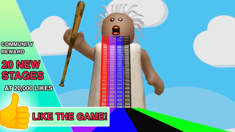 Imagem oficial do jogo Escape Granny Obby Parkour no Roblox