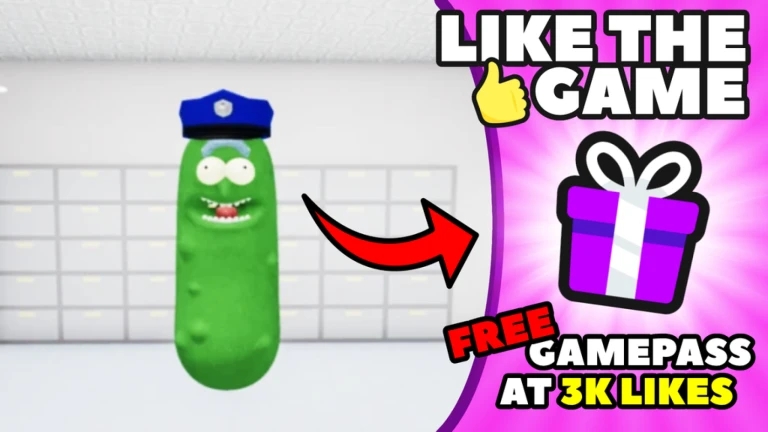 Imagem oficial do jogo ESCAPE OFFICER PICKLE OBBY no Roblox