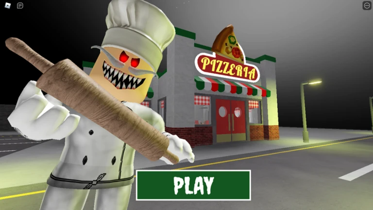 Imagem oficial do jogo Escape Papa Pizza's Pizzeria! (SCARY OBBY) no Roblox