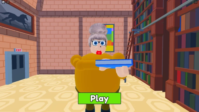 Imagem oficial do jogo Escape The Evil Librarian ( HARD OBBY ) no Roblox
