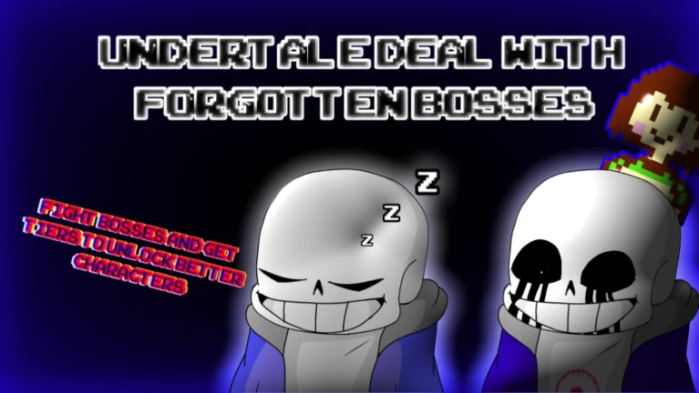 Imagem oficial do jogo (Event!) Undertale: Deal With Forgotten Bosses no Roblox