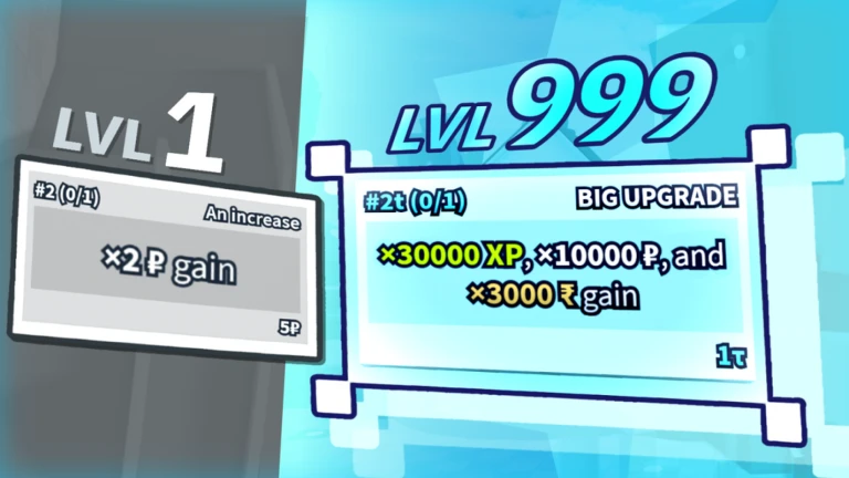 Imagem oficial do jogo Everything Upgrade Tree no Roblox