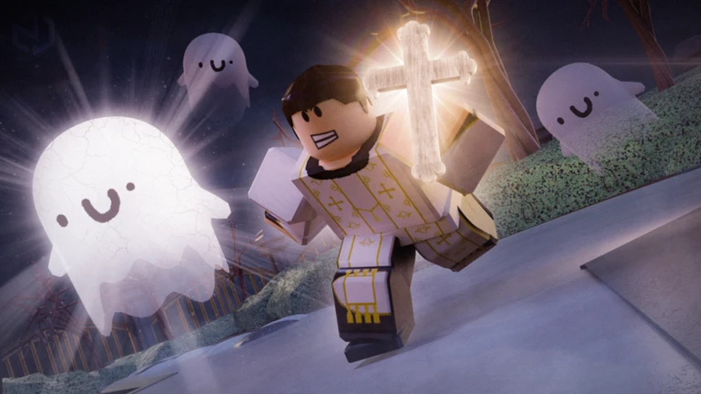Imagem oficial do jogo Exorcism no Roblox
