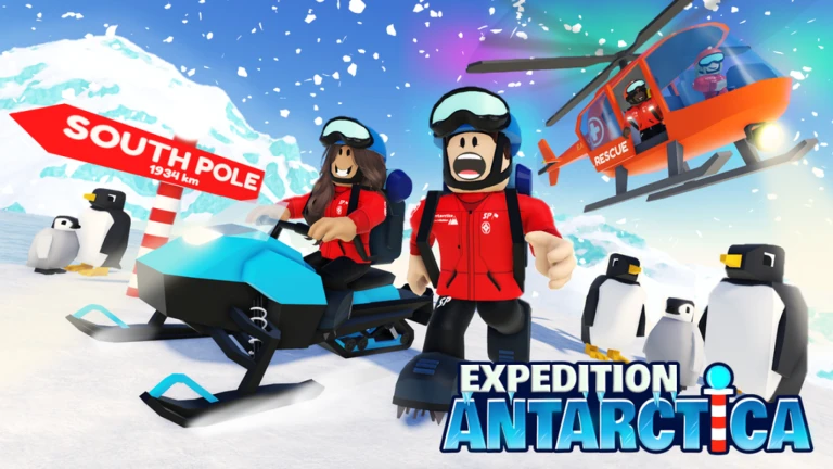 Imagem oficial do jogo Expedition Antarctica no Roblox