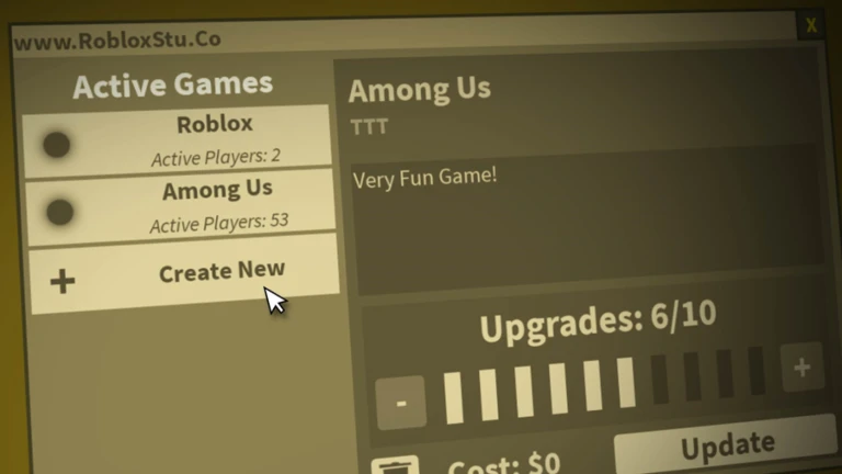 Imagem oficial do jogo Ez Dev no Roblox