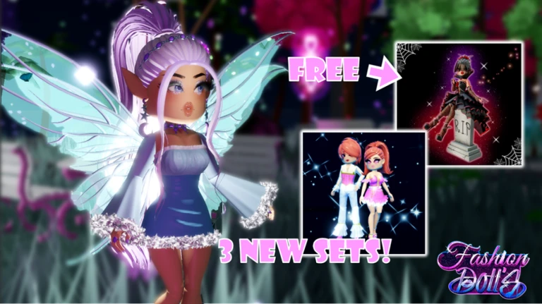Imagem oficial do jogo Fashion Doll's no Roblox