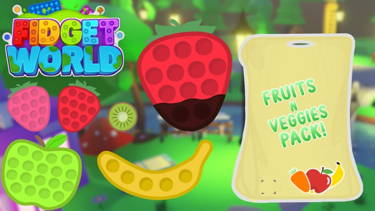 Imagem oficial do jogo Fidget World no Roblox