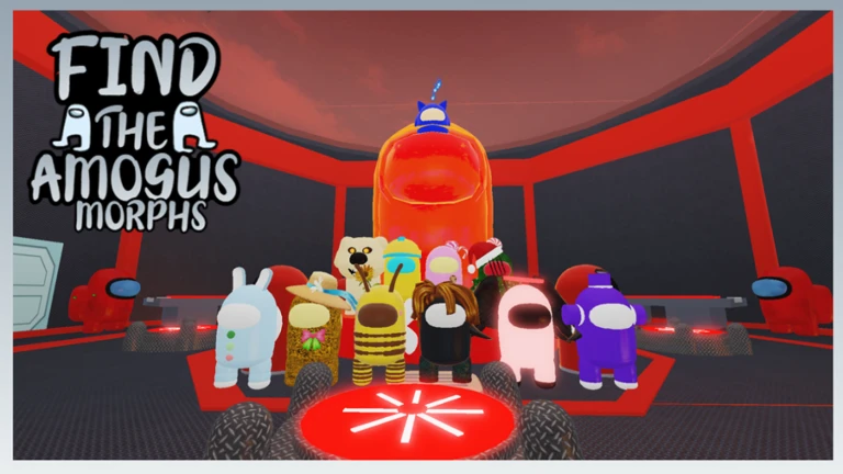 Imagem oficial do jogo Find The Amogus Morphs no Roblox