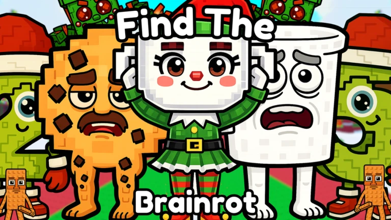 Imagem oficial do jogo Find the Brainrot no Roblox