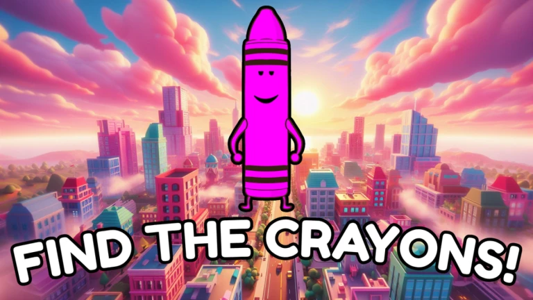 Imagem oficial do jogo Find the Crayons no Roblox