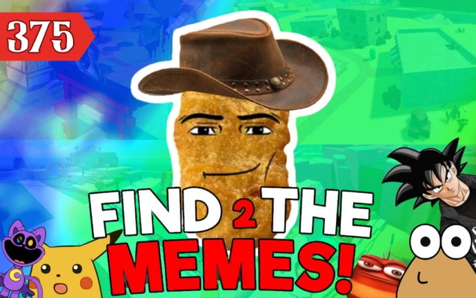 Imagem oficial do jogo Find The Memes 2 no Roblox
