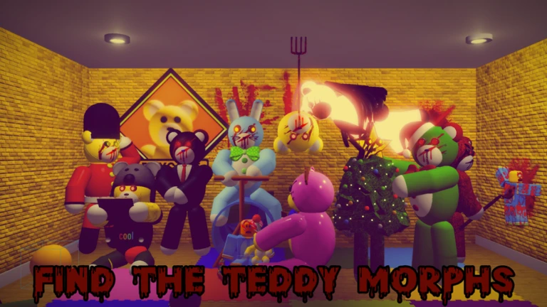 Imagem oficial do jogo Find The Teddy Morphs no Roblox