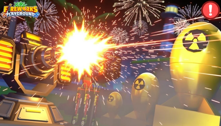 Imagem oficial do jogo Fireworks Playground no Roblox