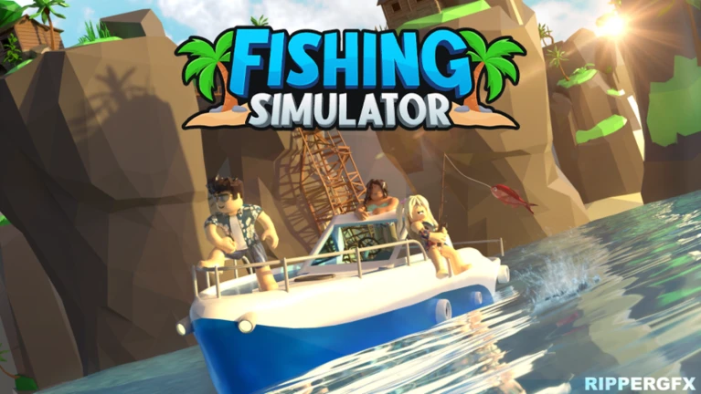 Imagem oficial do jogo Fishing Simulator! no Roblox