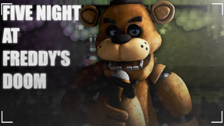 Imagem oficial do jogo Five Nights At Freddy's Doom no Roblox
