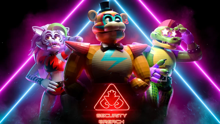 Imagem oficial do jogo Five Nights at Freddy's: Security Breach no Roblox