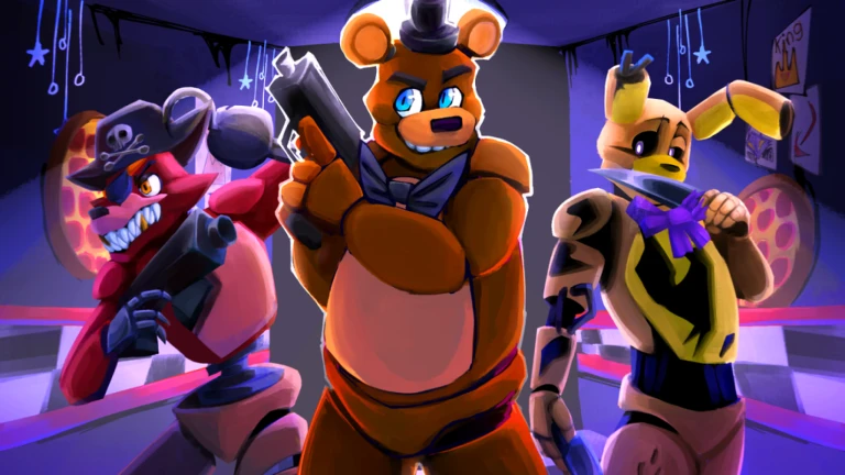 Imagem oficial do jogo Five Nights TD no Roblox