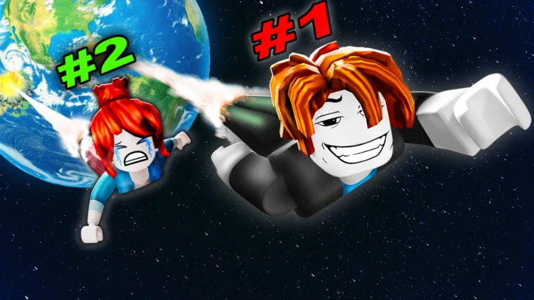 Imagem oficial do jogo Fly to SPACE! no Roblox