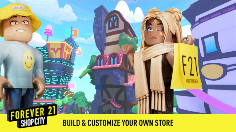 Imagem oficial do jogo Forever 21 Shop City no Roblox